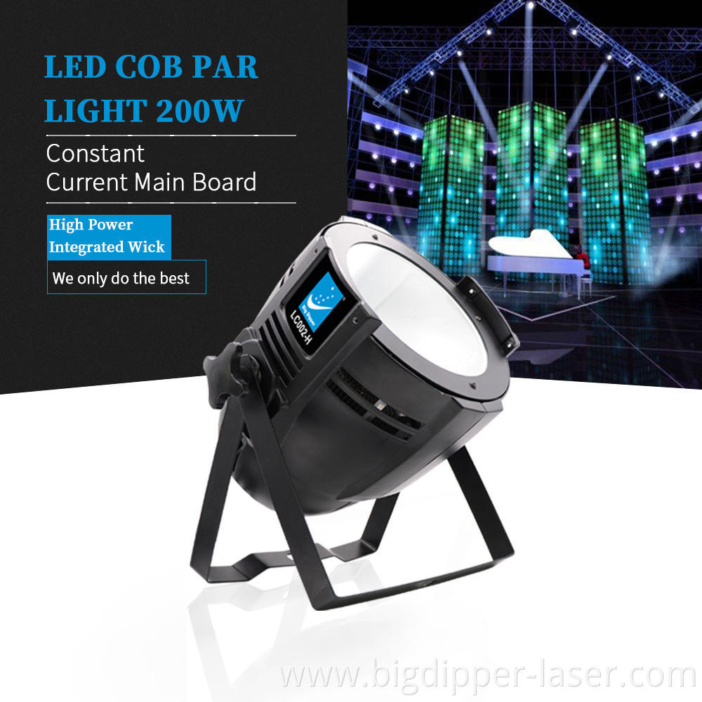 Big Dipper Betopper SevenStars 200W LED Stage Light COB Par Can